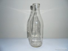 Tejes üveg palack - 1 liter - 1950-es évek