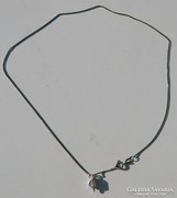 Filigree pink stone necklace