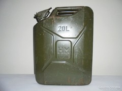 Honvédségi marmonkanna üzemanyag kanna - 20 literes HM 1985