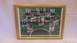 Buzánszky Jenő focis emlék tabló