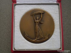 MSZMP bronz plakett