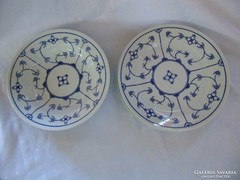 Jäger Eisenberg kék mintás porcelán tányér