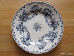 Antik fajansz Sarreguemines Bertha tányér