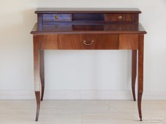 Biedermeier 1 plusz 2 fiókos női íróasztal.  [ A05 ]