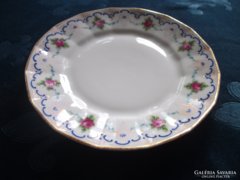 Antik Fürstenberg számozott rózsás tányér-19 cm