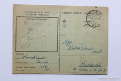 Tábori levelezőlap az orosz frontról.( 1942. júl. 20 )