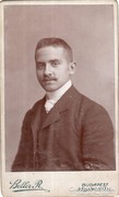 Vizitkártya, férfi portré (1905) - Beller Rezső