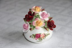 Nagy porcelán virágdísz 2. - Royal Albert Old Country Roses