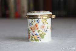 Felhajtható tetejű porcelán doboz - Aynsley Cottage Garden