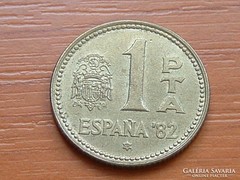 SPANYOL 1 PESETA 1980 (82) '82 FOCI VB