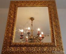 Kecses Különleges Rococo stílusú fali tükör