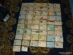 1960-ból Díszes orosz borítékok.