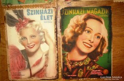 Színészek régi címlapokon Muráti Lili, Zilahy, Fedák, Bulla.