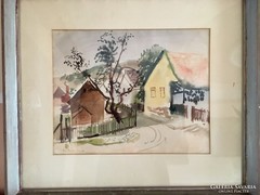 Elekfy Jenő / Falusi u1936. A kép Nagyhazi aukción szerepelt