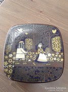 Régi finn Arabia porcelán fali tányér