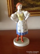 Herendi női figura ( 24 cm ), eladó