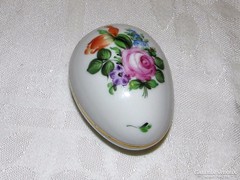 Herendi Bécsi rózsás tojás bonbonier / ékszertartó jubileumi