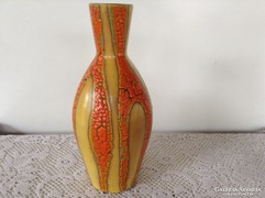 B.Várdeák Ildikó retro kerámia váza