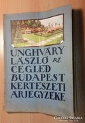 1930-as Cegléd,Budapest kertészeti árjegyzéke eladó