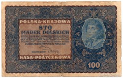 Lengyelország 100 lengyel Márka, 1919