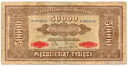Lengyelország 50.000 lengyel Márka, 1922
