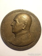 Berán Lajos: Csernoch János hercegprímás(1924) bronz plakett