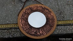 Bronz-fa kicsi kézi tükör