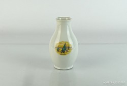 0L543 Balaton Hollóházi porcelán váza 11 cm