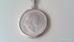Liszt Ferenc ezüst medál, 2 pengő 1936