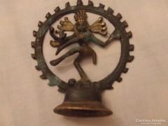 Kis réz táncoló Shiva szobor