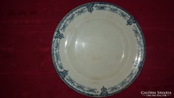 Antik Francia Longwy fajansz tányér