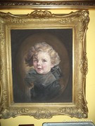 Arthur Pán   híres festő Kisfiú portré Egy kis herceg