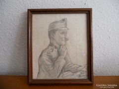 MEDNYÁNSZKY ? Katona portré 1916-ból