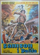 Régi filmplakát - Sámson és Delila