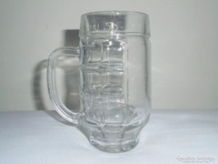 Osztrák kocsmai üveg pohár korsó - jelzett, 0.25 liter