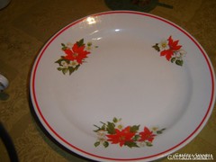 Zsolnay mikulás virágos  MÉLY tányér  6 darab