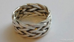 Fonott 925 ezüst gyűrű