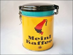 Régi Meinl Kaffee-s fém doboz