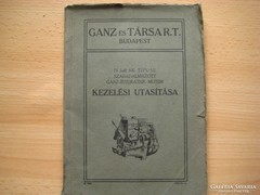 Ganz és Tsa RT  régi szakkönyv   a G .Jendrassik  motorról