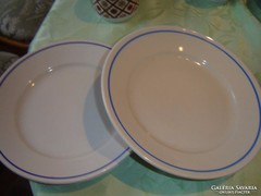 Zsolnay kék csíkos tányér   18 cm