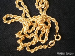 Arany Gyönyörű nyaklánc Garanciával arany