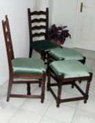 Koloniál lírás székek és ülőkék