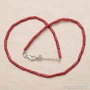 Original beautiful bamboo coral necklace with silver clasp guaranteed!!!