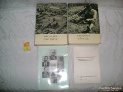 Orosháza - négy darab retro könyv