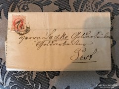 Viaszpecsétes levél 1868-ből