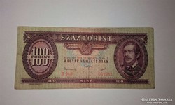 100 forint 1949-es ritkább évjáratú ropogós  bankjegy!