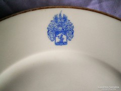 Hüttl nemesi címeres tányér(Zilahy család)