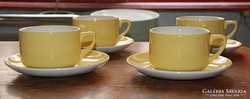 Vintage - Retro sárga Gránit teáskészlet