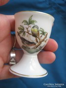 Rothschild madaras herendi porcelán tojástartó pohárka pohár