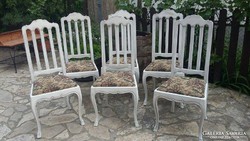 Provence , vintage barokk szék 4 db 
